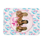 Magnet Flexible Groupe dans la bulle rose (Horizontal)