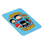 Magnet Flexible Groupe de la Ligue de la justice de Chibi (Côté Droit)