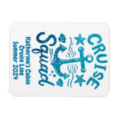 Magnet Flexible Groupe de squad Amis Porte Cabine personnalisée (Horizontal)