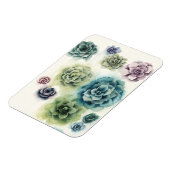Magnet Flexible Groupe de succulents (Côté Gauche)