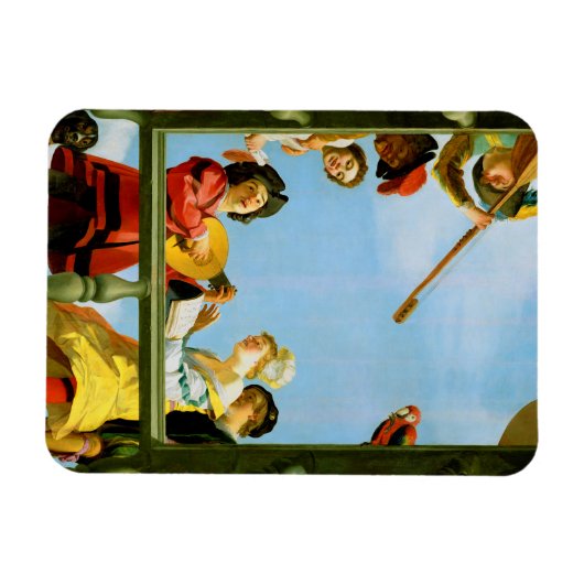 Magnet Flexible Groupe musical sur Balcon Art Art Néerlandais Pein (Horizontal)