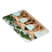 Magnet Flexible Groupe Sur La Plage (Côté Droit)