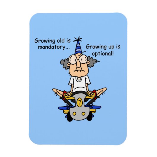 Magnet Flexible Growing Up est un Humour facultatif (Vertical)