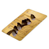 Magnet Flexible Grue, Ogata Korin Art japonais (Côté Gauche)