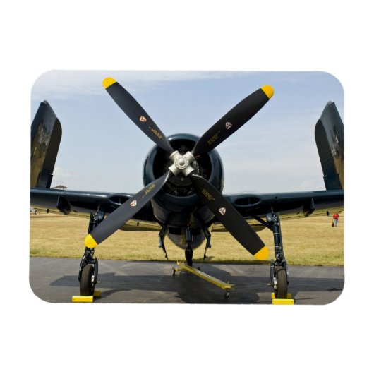 Magnet Flexible Grumman F8F Bearcat Navy Carrier Fighter sur (Horizontal)