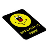 Magnet Flexible Grumpey du visage sarcastique (Côté Droit)