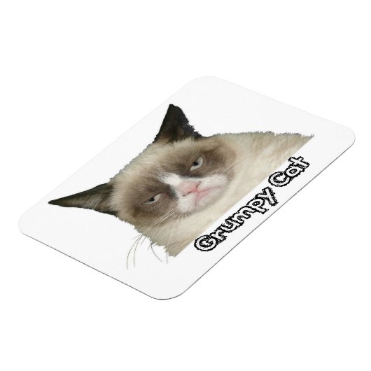 Magnet Flexible Grumpy Cat 3x4 Aimant flexible (Côté Gauche)