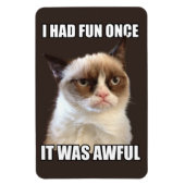 Magnet Flexible Grumpy chat aimant flexible (Vertical)