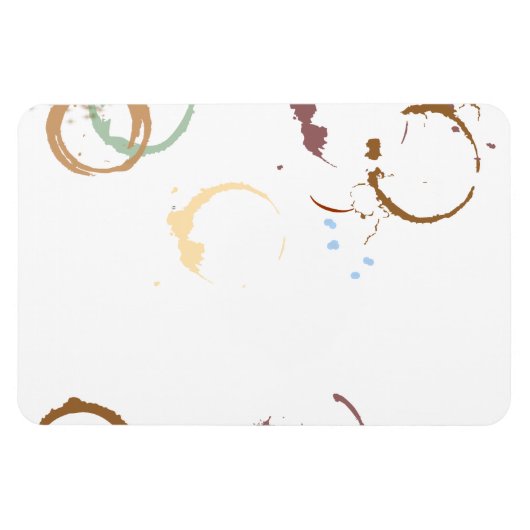 Magnet Flexible Grunge Aimant De Café (Horizontal)