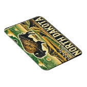 Magnet Flexible Grunge North Dakota (Côté Droit)