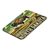 Magnet Flexible Grunge North Dakota (Côté Gauche)