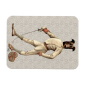 Magnet Flexible Gryhound Fencer en crème Full 2 (Horizontal)
