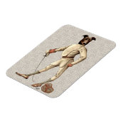 Magnet Flexible Gryhound Fencer en crème Full 2 (Côté Gauche)