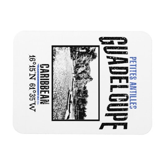 Magnet Flexible Guadeloupe (Horizontal)