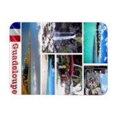 Magnet Flexible Guadeloupe - Mosaïque - (Horizontal)