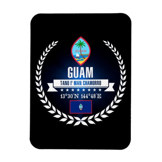 Magnet Flexible Guam (Vertical)