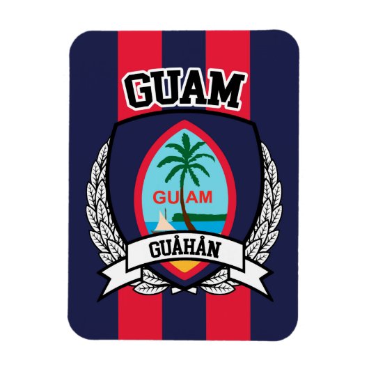 Magnet Flexible Guam (Vertical)