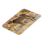Magnet Flexible Guépard regardant autour (Côté Gauche)