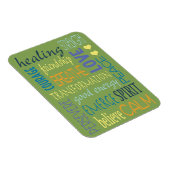 Magnet Flexible Guérir les mots et encourager (Côté Droit)