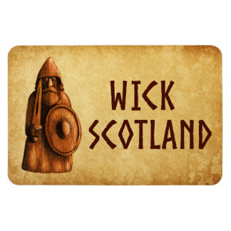 Magnet Flexible Guerrier Viking de Wick en Écosse