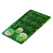 Magnet Flexible Guide de conversion de mesure de cuisine à paillet (Côté Gauche)