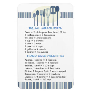 Magnet Flexible Guide pratique de cuisine pour l'aimant de