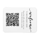 Magnet Flexible Guide STR Code QR Guide d'information Location de  (Horizontal)