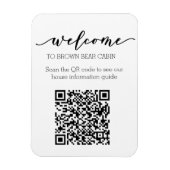 Magnet Flexible Guide STR Code QR Guide d'information Location de  (Vertical)