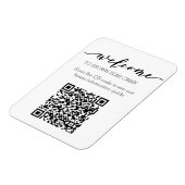 Magnet Flexible Guide STR Code QR Guide d'information Location de  (Côté Gauche)