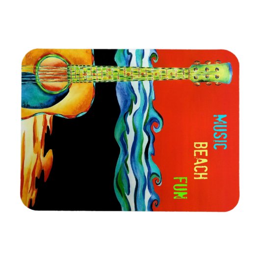 Magnet Flexible Guitare (Horizontal)