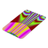 Magnet Flexible Guitare arc-en-ciel Abstraite (Côté Gauche)