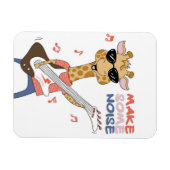 Magnet Flexible Guitare Giraffe Lover Pour Un Bruit (Horizontal)