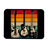 Magnet Flexible Guitare rétro (Horizontal)