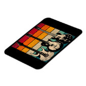 Magnet Flexible Guitare rétro (Côté Gauche)