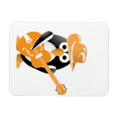 Magnet Flexible Guitariste pingouin (Horizontal)