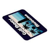 Magnet Flexible Gulf Shores Beach Alabama (Côté Droit)