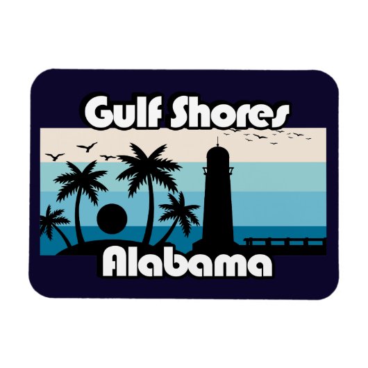 Magnet Flexible Gulf Shores Beach Alabama (Horizontal)