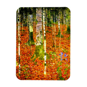 Magnet Flexible Gustav Klimt Birch Trees