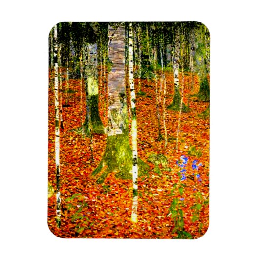 Magnet Flexible Gustav Klimt Birch Trees (Vertical)