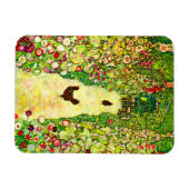 Magnet Flexible Gustav Klimt Garden with Chickens (Horizontal)