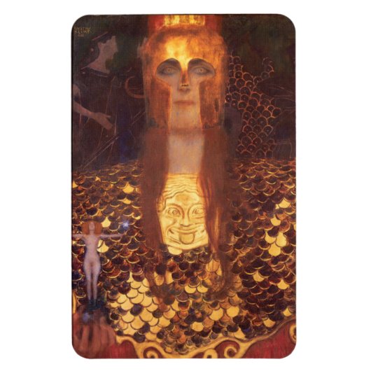 Magnet Flexible Gustav Klimt Minerva Pallas Athena (Vertical)