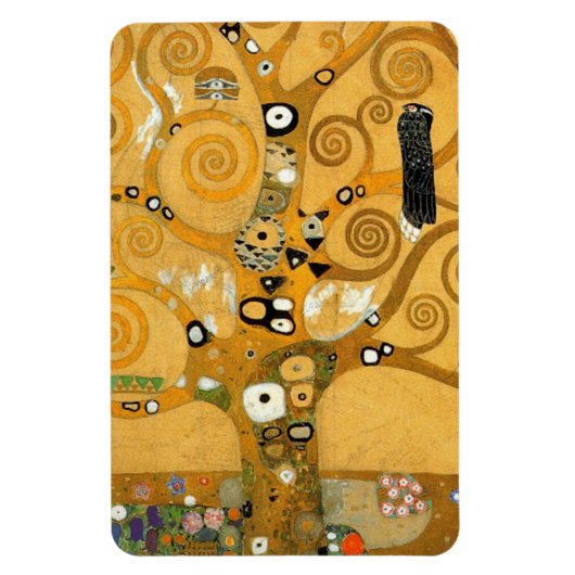 Magnet Flexible Gustav Klimt Owl (Vertical)