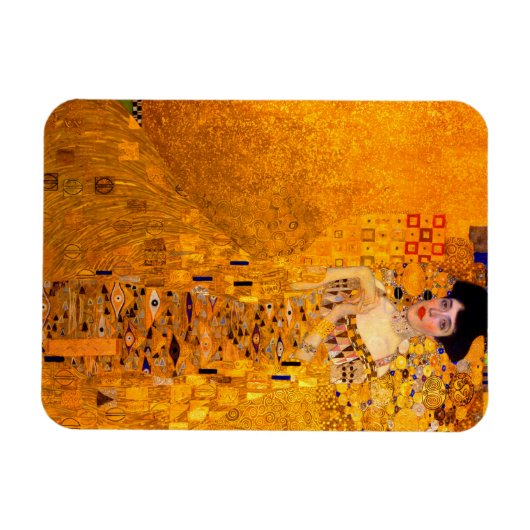 Magnet Flexible Gustav Klimt Portrait d'Adele Bloch Bauer (Horizontal)