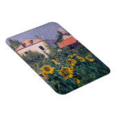 Magnet Flexible Gustave Caillebotte - Fleurs de soleil, Jardin (Côté Droit)