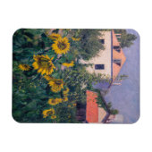 Magnet Flexible Gustave Caillebotte - Fleurs de soleil, Jardin (Horizontal)