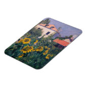 Magnet Flexible Gustave Caillebotte - Fleurs de soleil, Jardin (Côté Gauche)