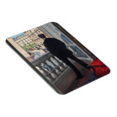 Magnet Flexible Gustave Caillebotte - Man at the Window (Côté Droit)
