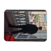 Magnet Flexible Gustave Caillebotte - Man at the Window (Horizontal)