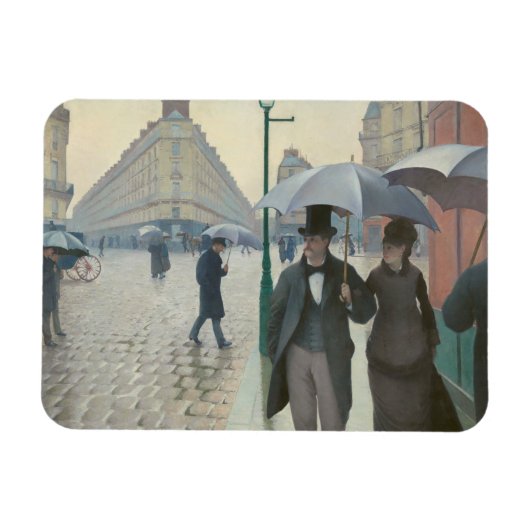 Magnet Flexible Gustave Caillebotte - Paris Street ; Rainy Day (Horizontal)