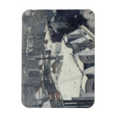 Magnet Flexible Gustave Caillebotte - Toits dans la neige (Vertical)